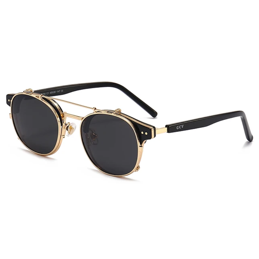 GCV SHIFTX GOLD BLACK™ – Dual-Lens Polarized Sunglasses for Everyday Transitions