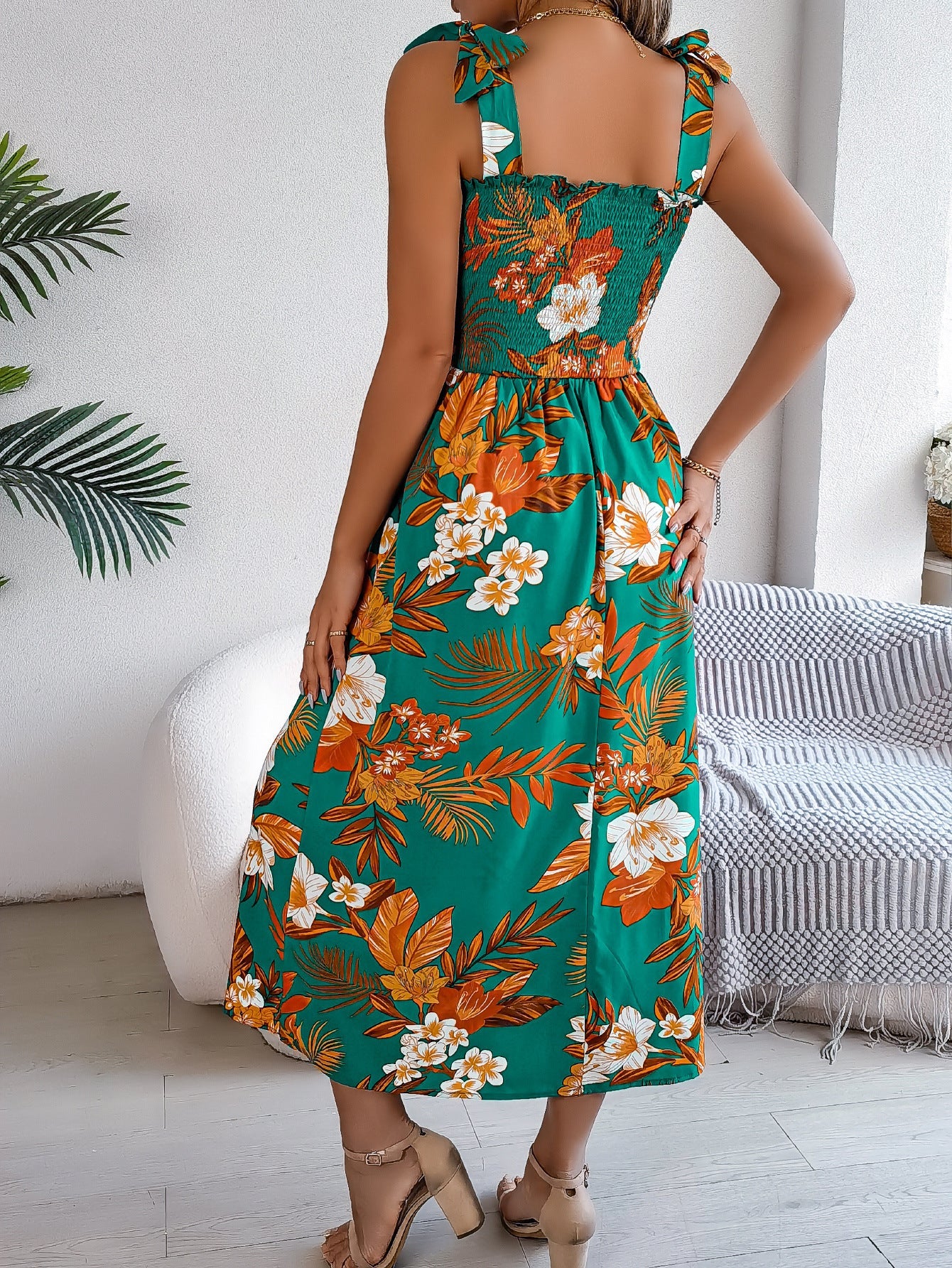 Mirelle Strappy Floral Dress