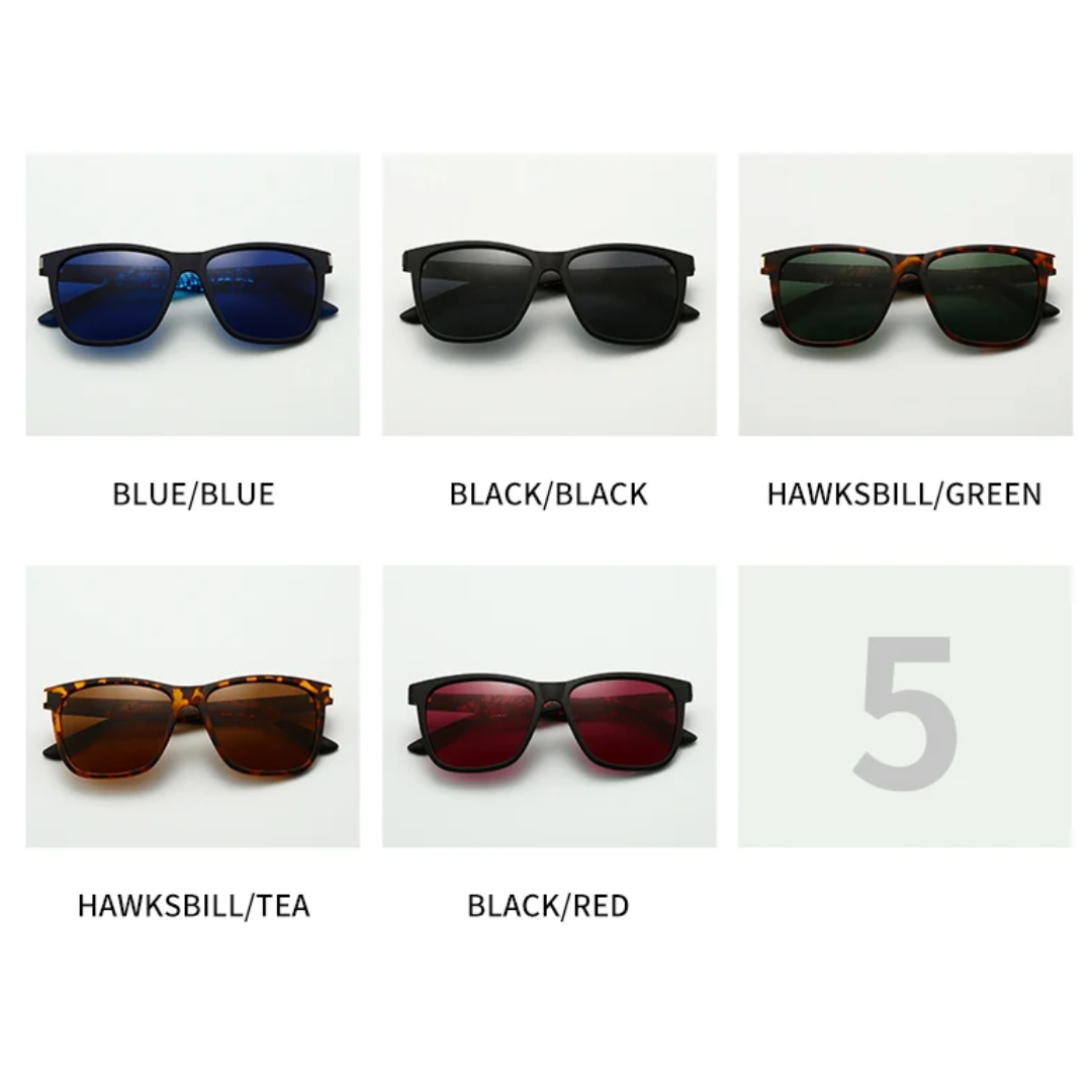GCV AERION RED™ – Ultra-Light TR90 Polarized Sport Sunglasses