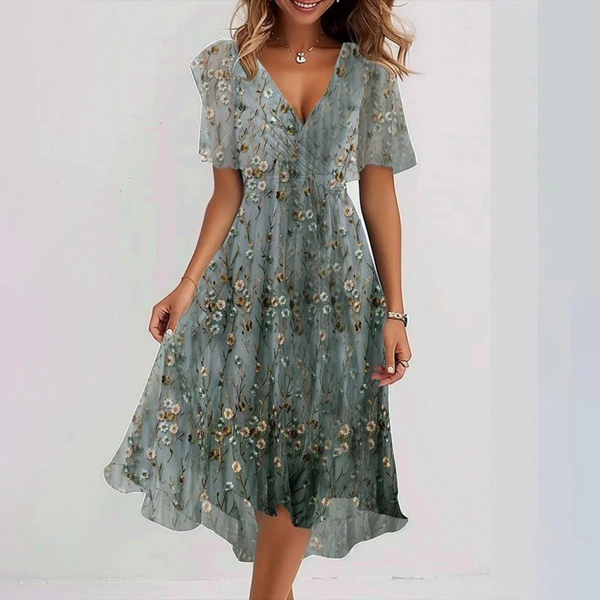 Celeste Chiffon Summer Dress