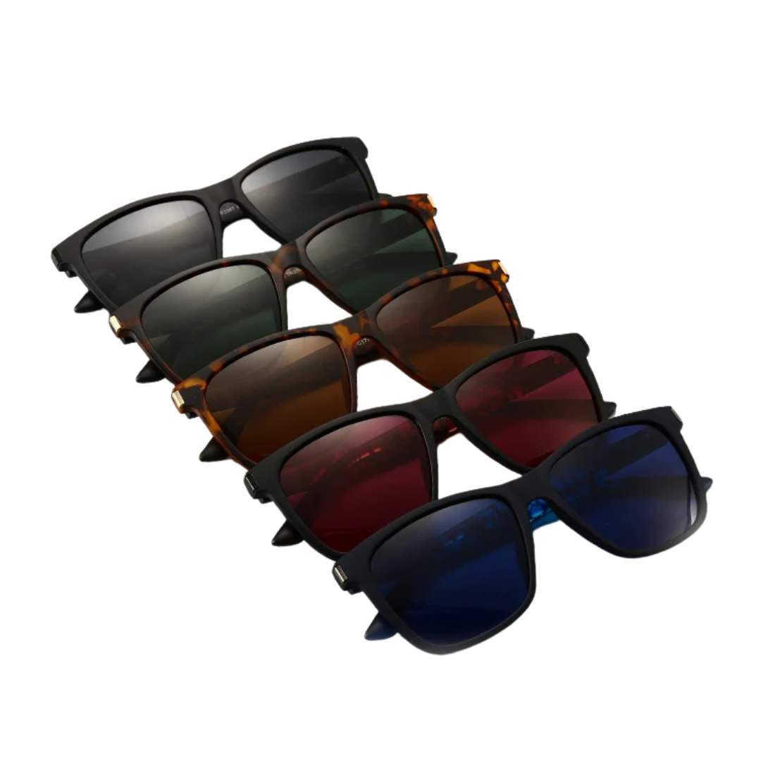 GCV AERION BLACK™ – Ultra-Light TR90 Polarized Sport Sunglasses