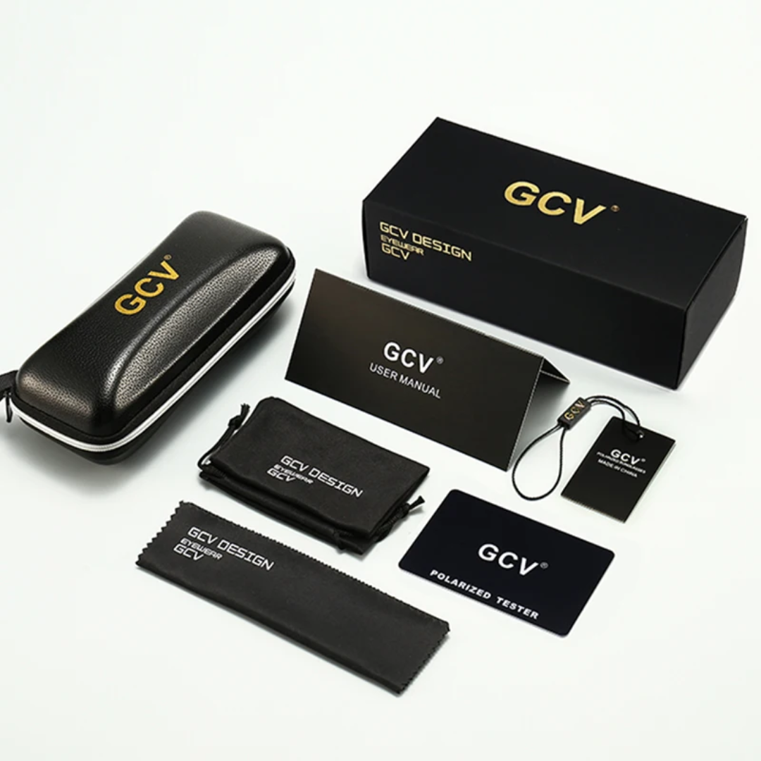 GCV AERION BLACK™ – Ultra-Light TR90 Polarized Sport Sunglasses