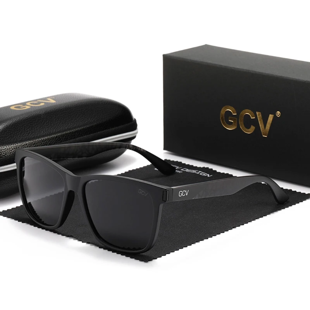 GCV AERION BLACK™ – Ultra-Light TR90 Polarized Sport Sunglasses