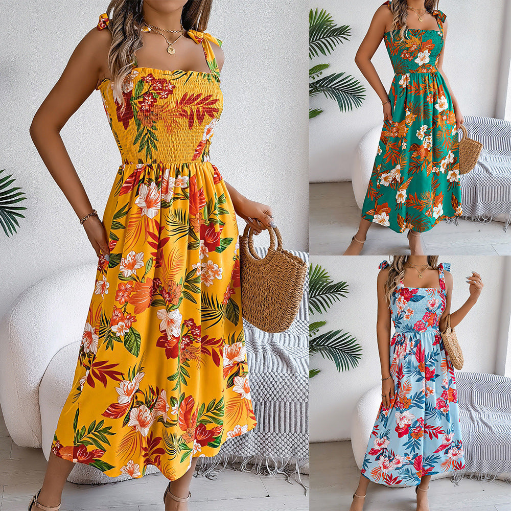 Mirelle Strappy Floral Dress