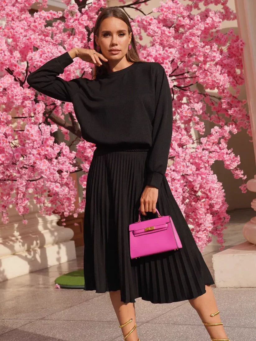 Aurora Pleated Skirt Set