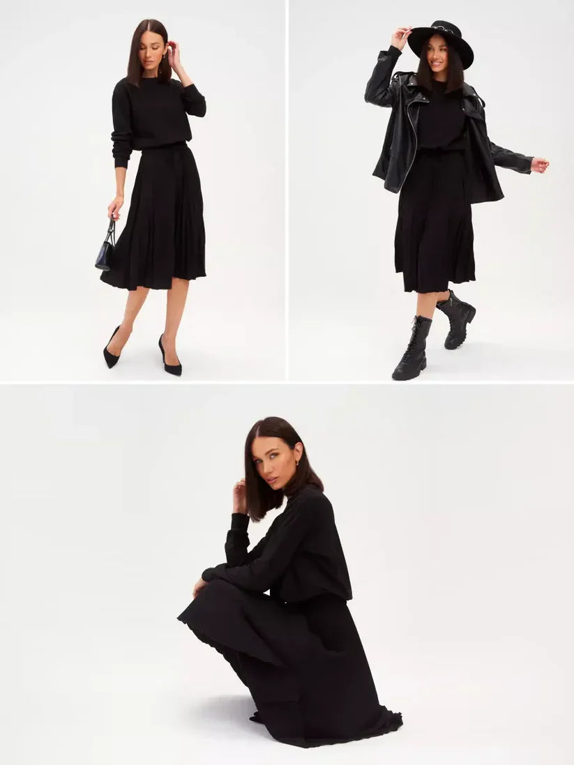 Aurora Pleated Skirt Set