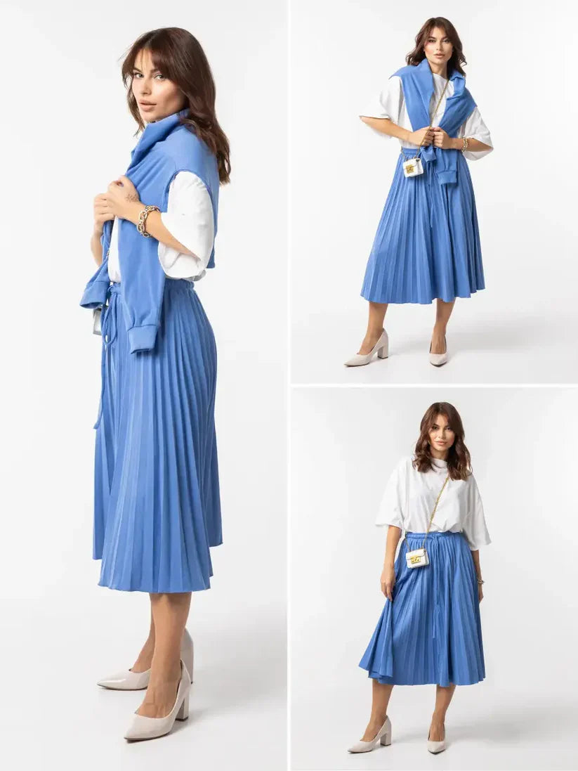 Aurora Pleated Skirt Set
