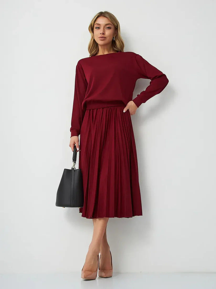 Aurora Pleated Skirt Set