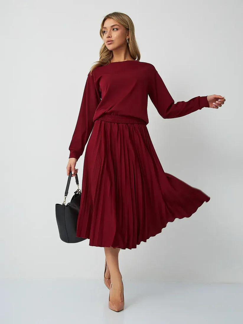 Aurora Pleated Skirt Set