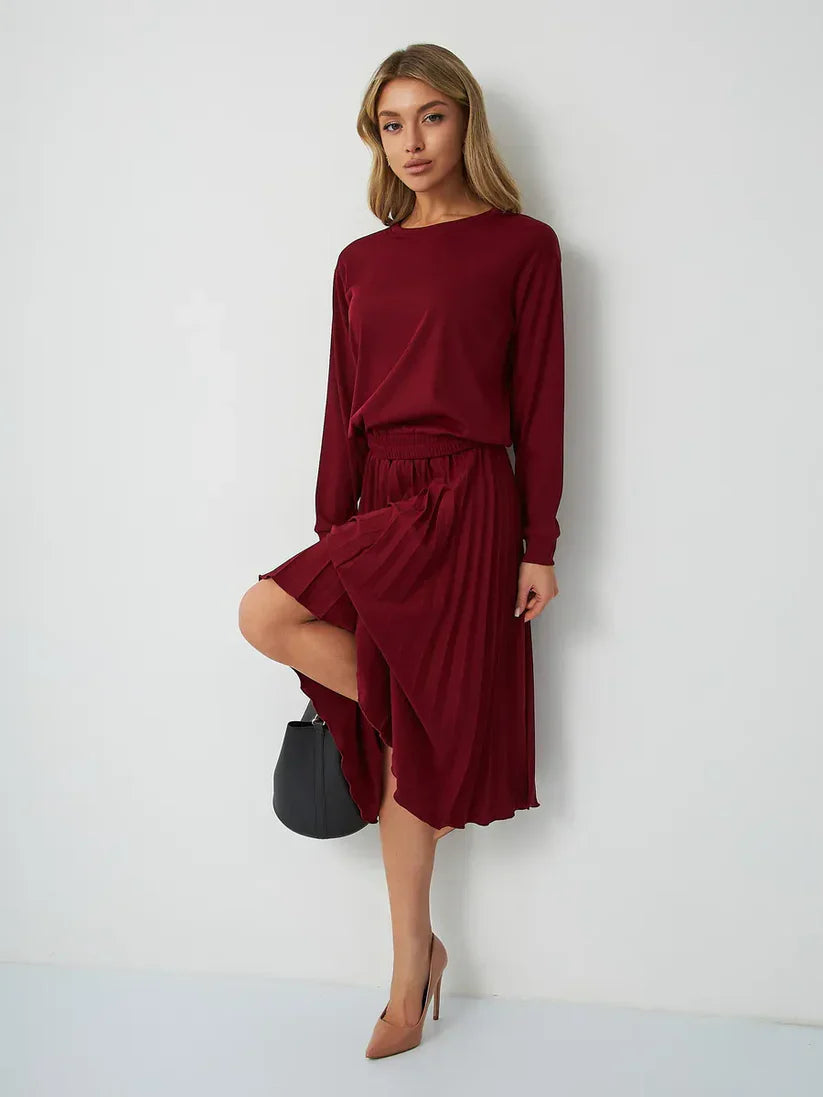Aurora Pleated Skirt Set