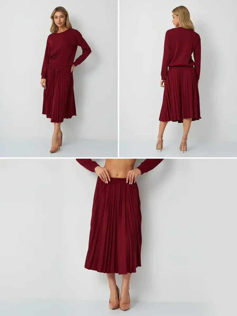 Aurora Pleated Skirt Set