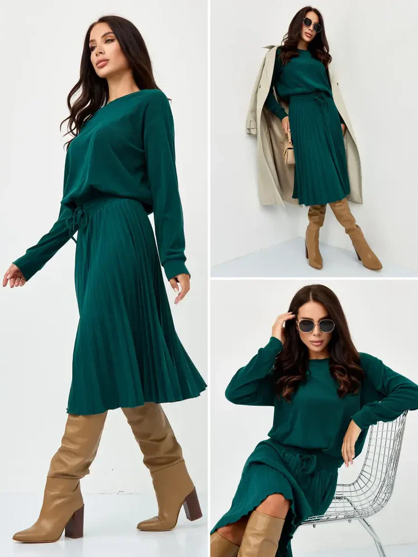 Aurora Pleated Skirt Set