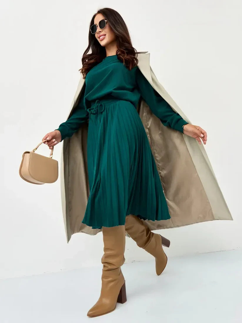 Aurora Pleated Skirt Set