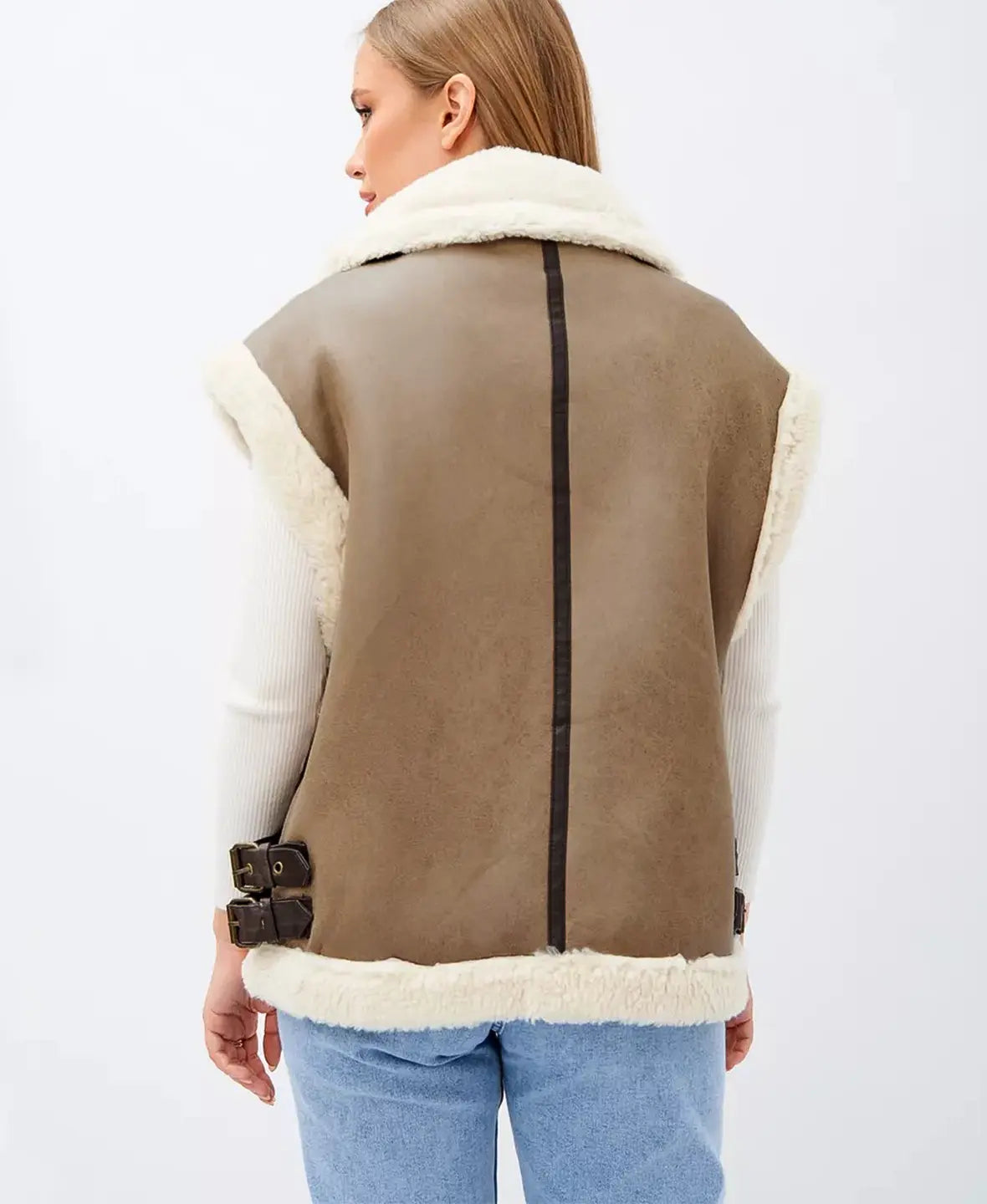 Aviator Furry Waistcoat