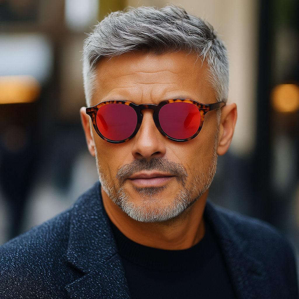 GCV HORIZON RED™ – Premium Polarized Sunglasses with Natural Walnut Finish