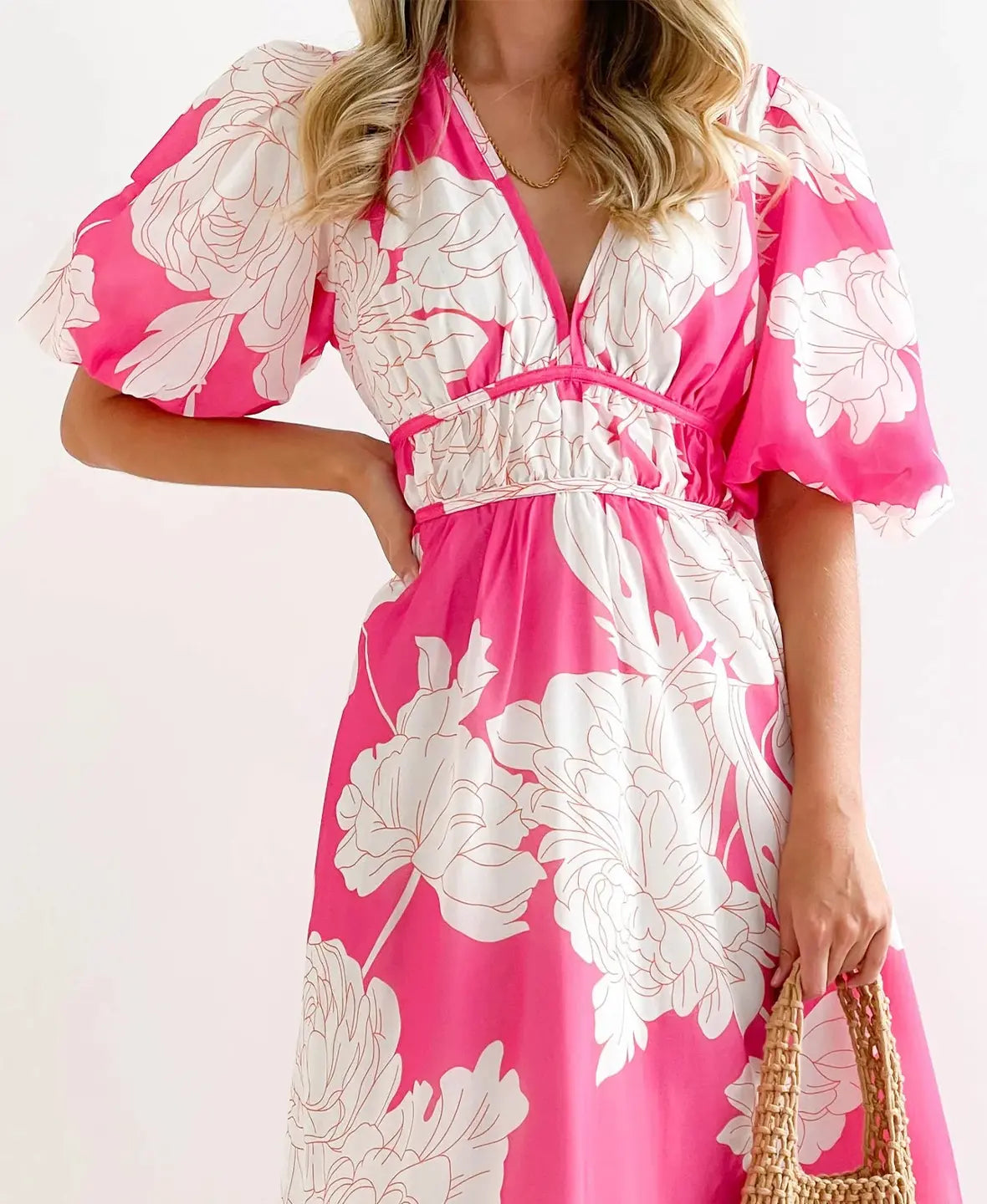 Floral Bloom Midi Dress