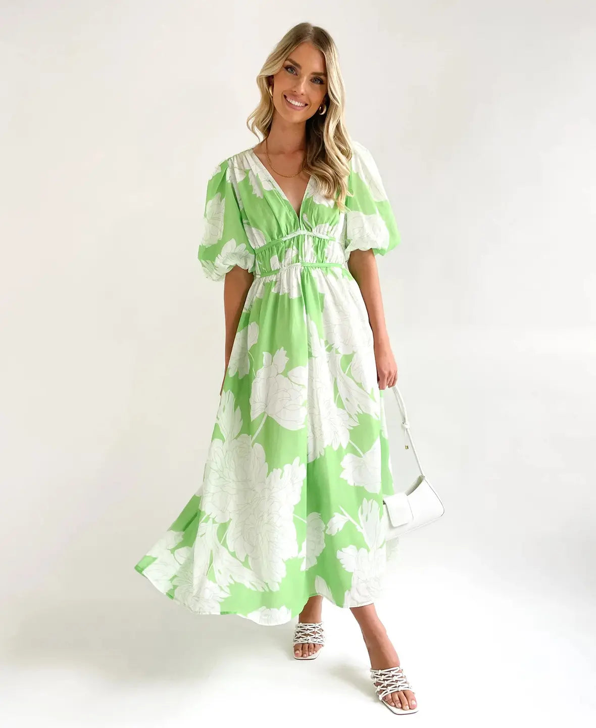 Floral Bloom Midi Dress