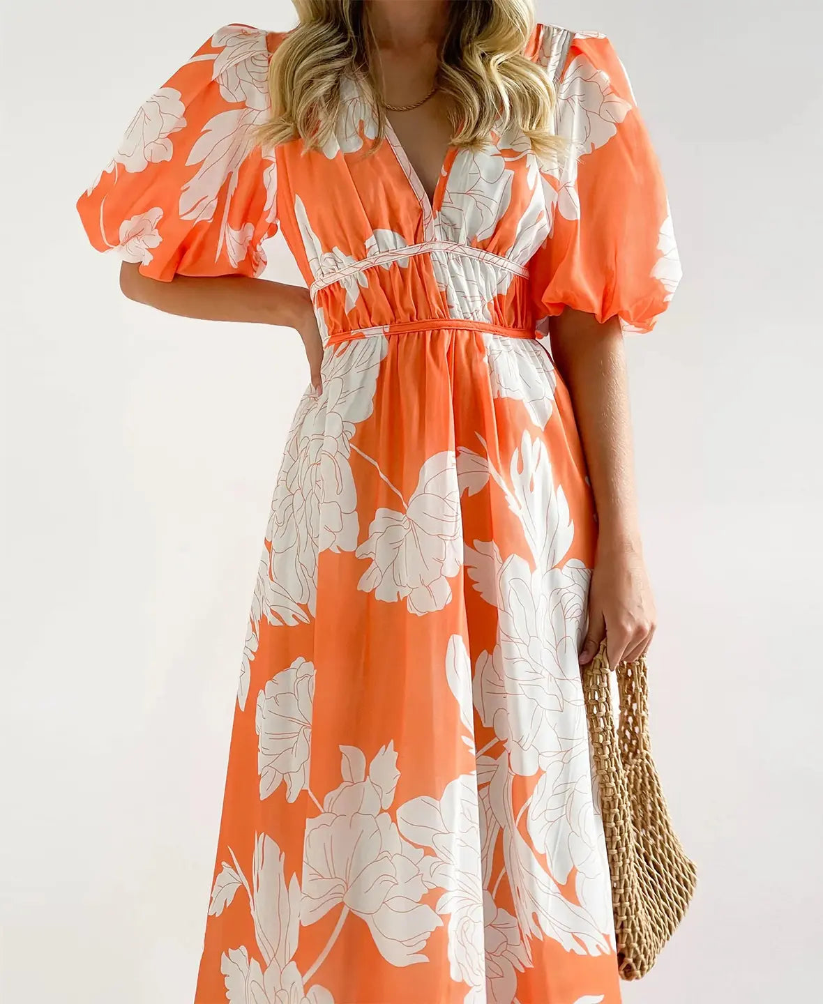 Floral Bloom Midi Dress