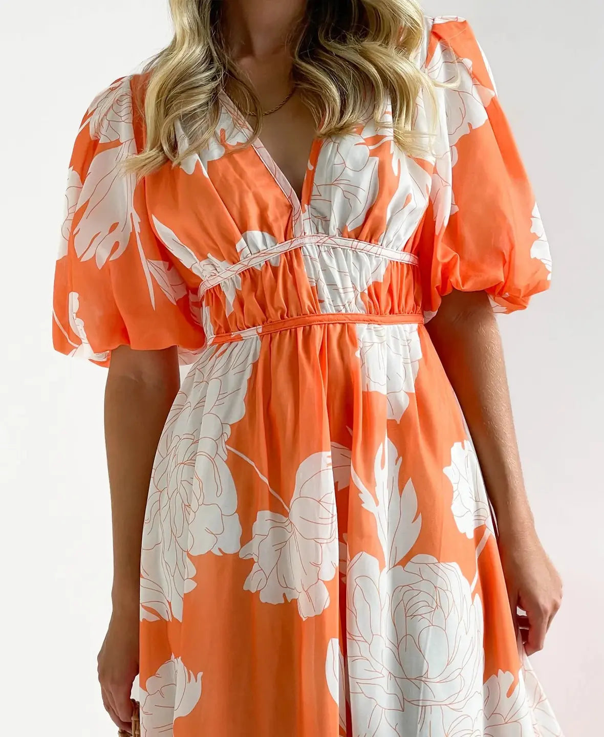 Floral Bloom Midi Dress