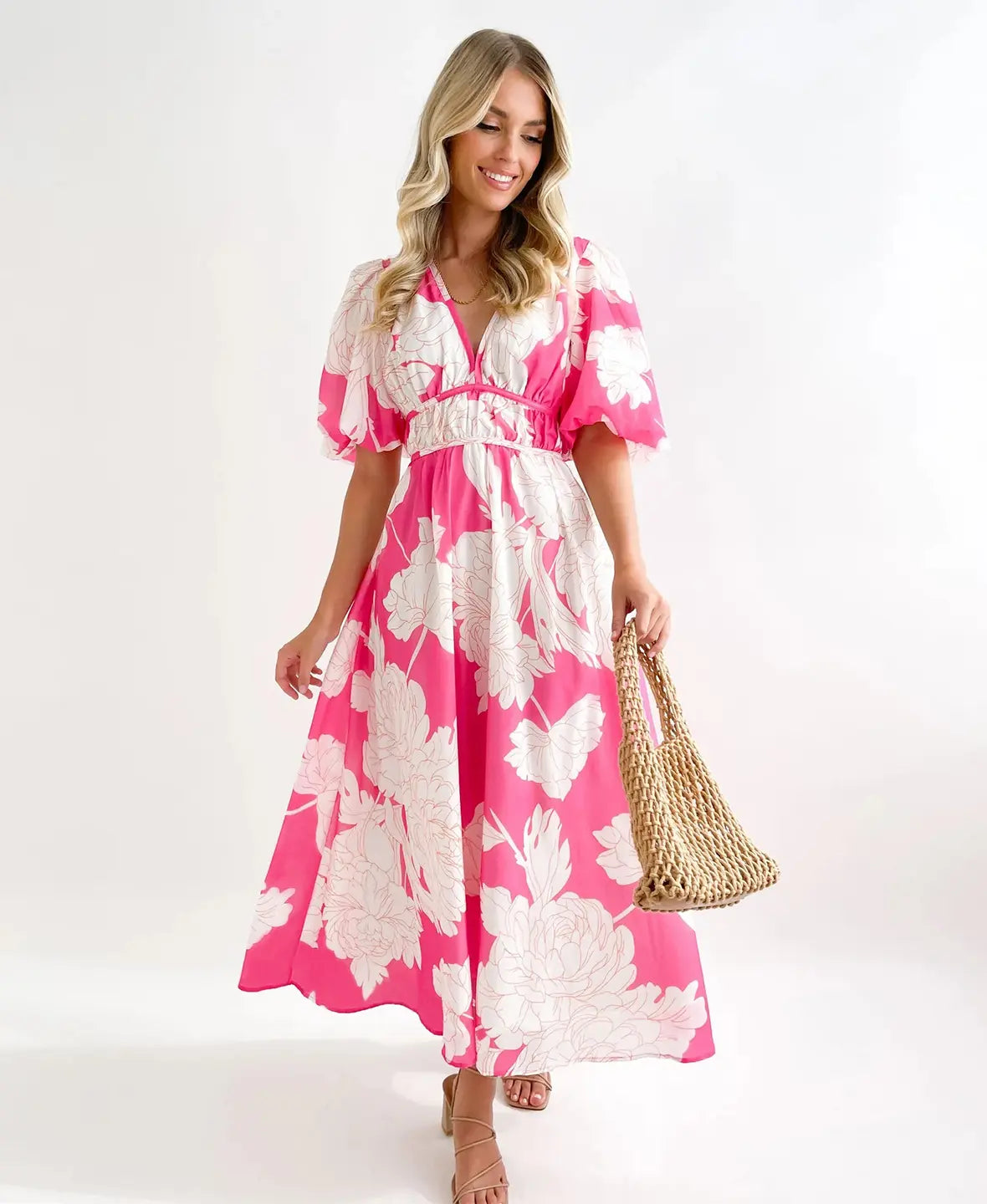 Floral Bloom Midi Dress