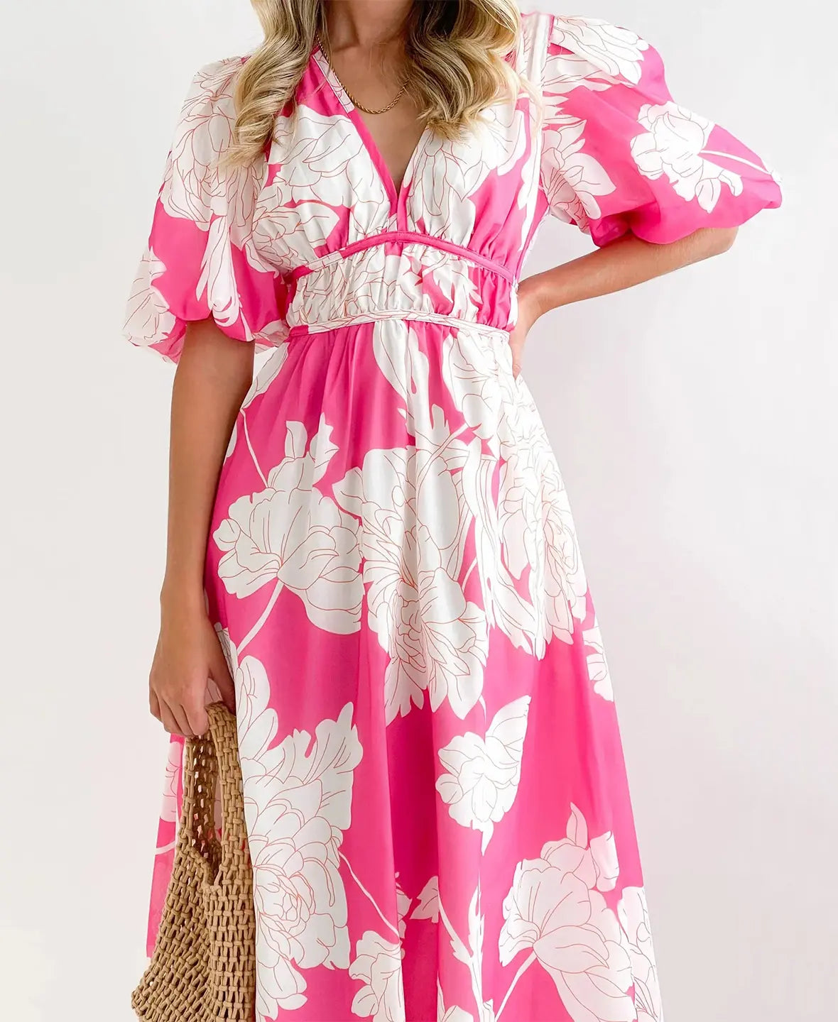 Floral Bloom Midi Dress