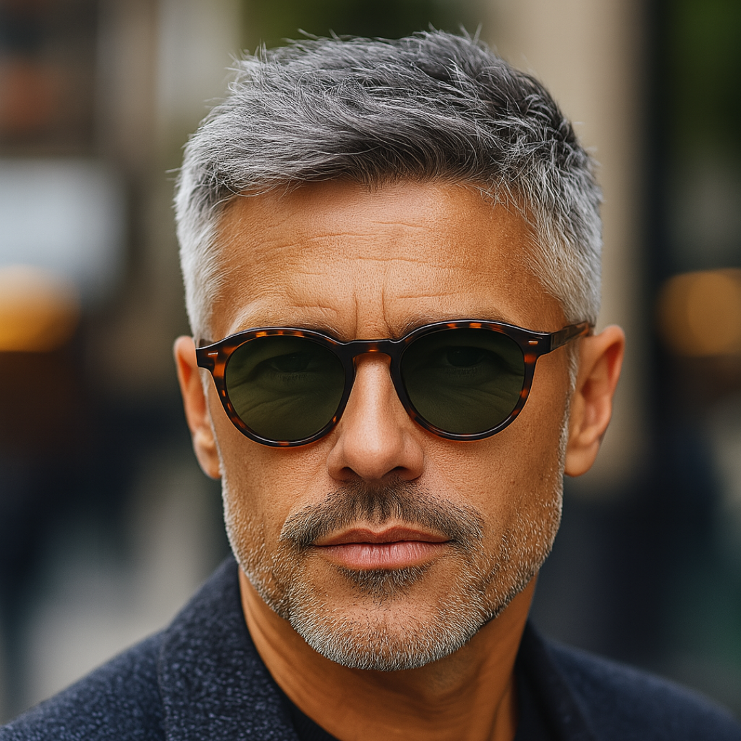 GCV HORIZON GREEN™ – Premium Polarized Sunglasses with Natural Walnut Finish