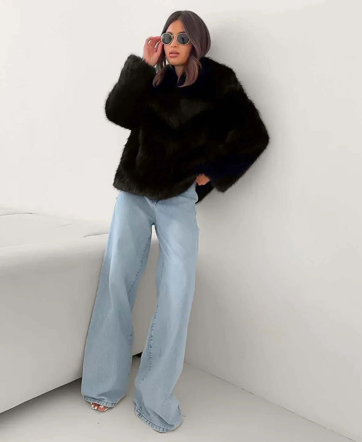 Luxe Faux Fur Coat