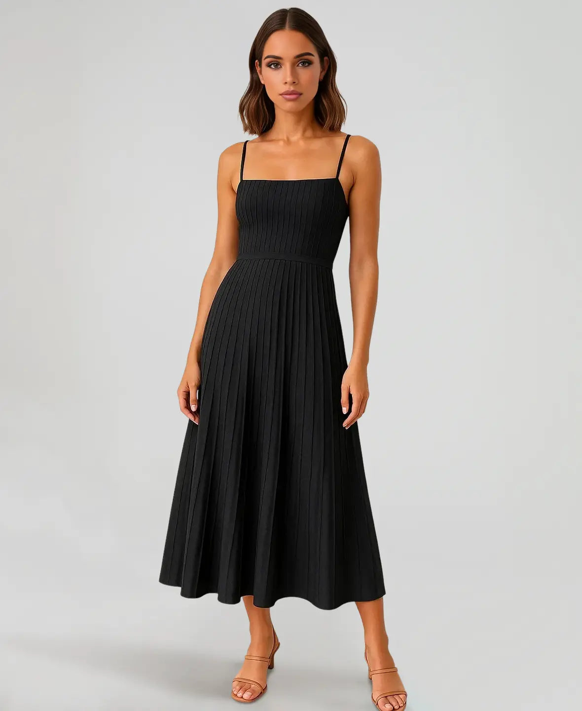 Sunset Knit Midi Dress