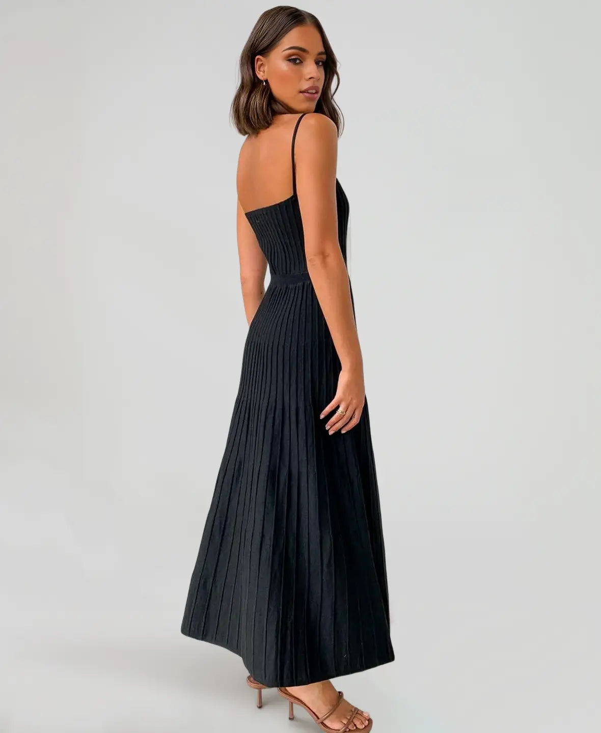 Sunset Knit Midi Dress