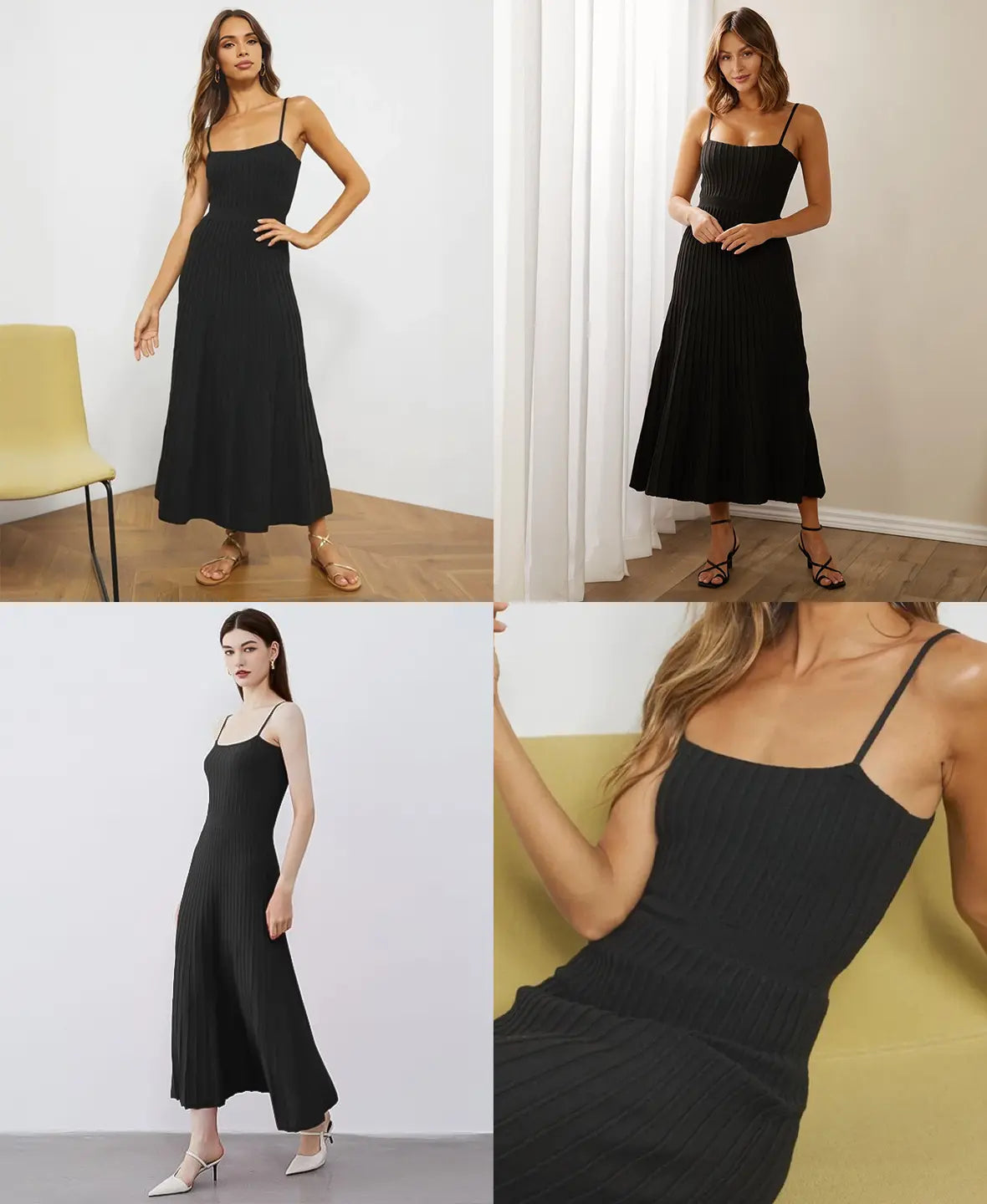 Sunset Knit Midi Dress