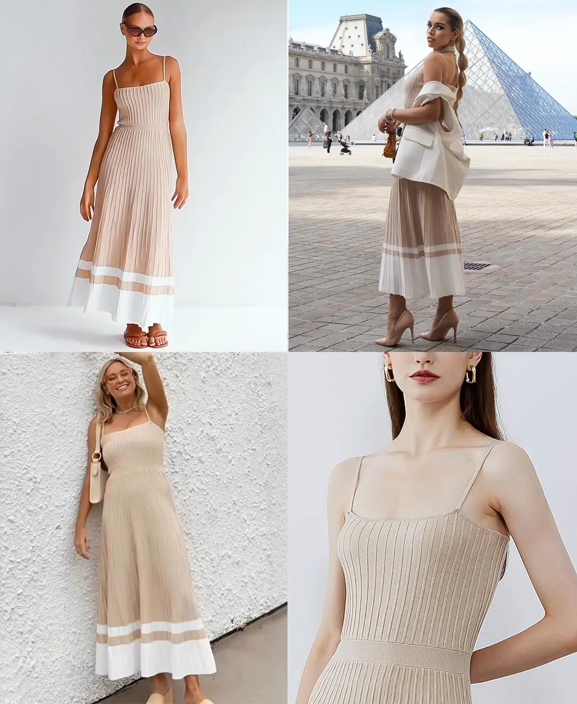 Sunset Knit Midi Dress