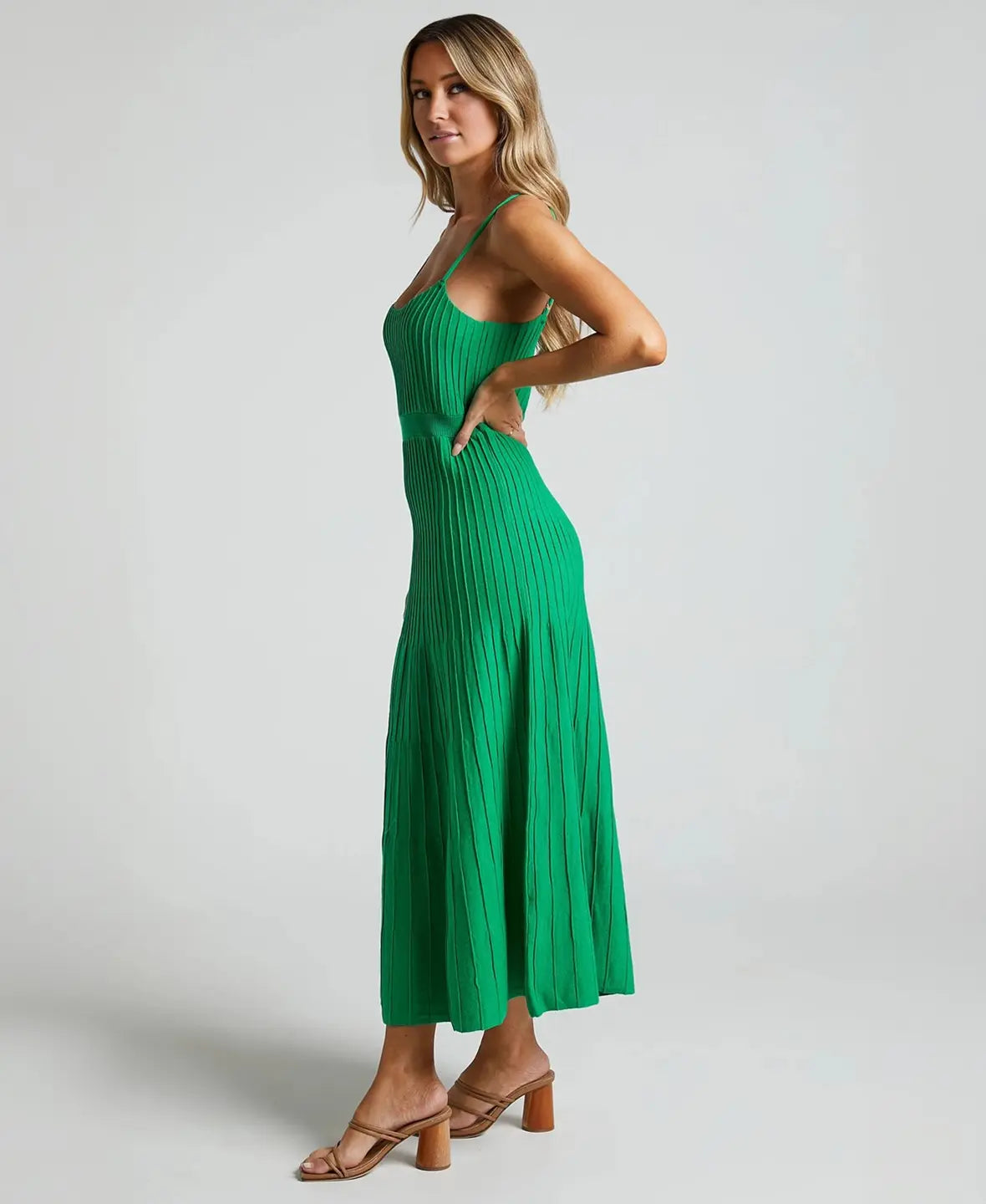 Sunset Knit Midi Dress