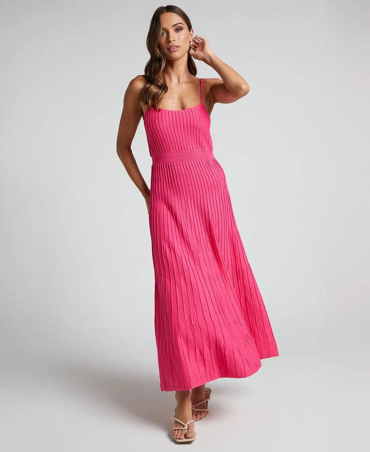 Sunset Knit Midi Dress