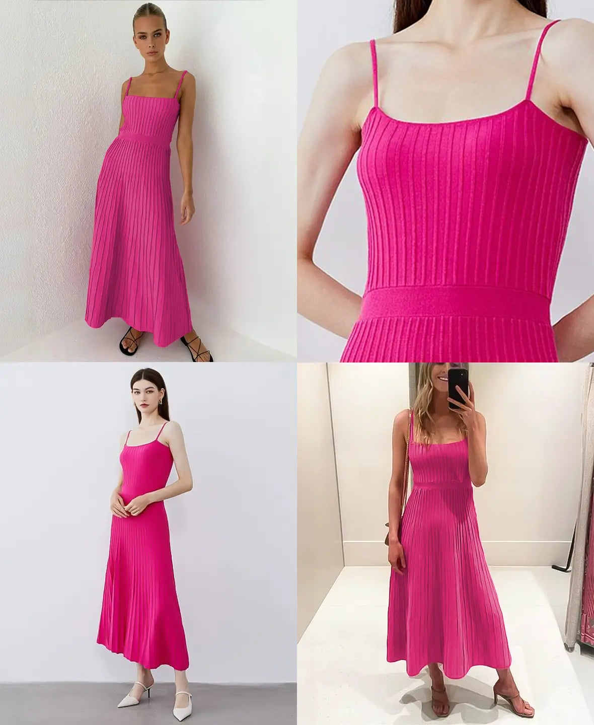 Sunset Knit Midi Dress