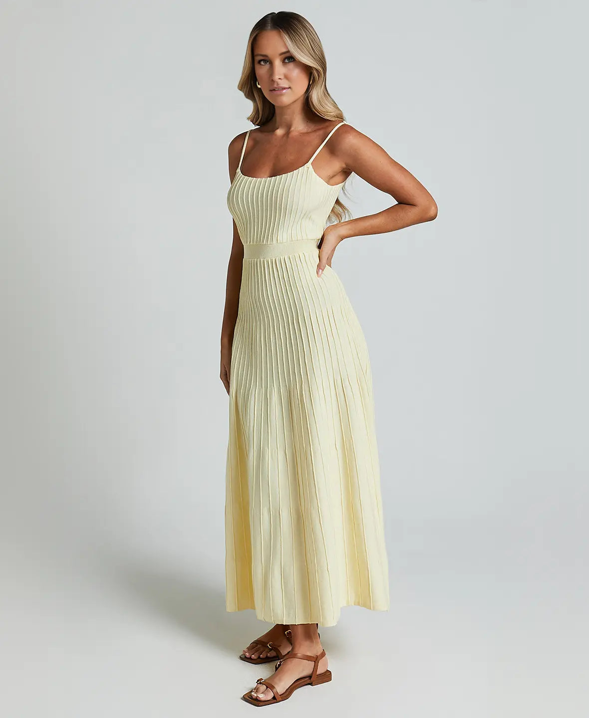 Sunset Knit Midi Dress