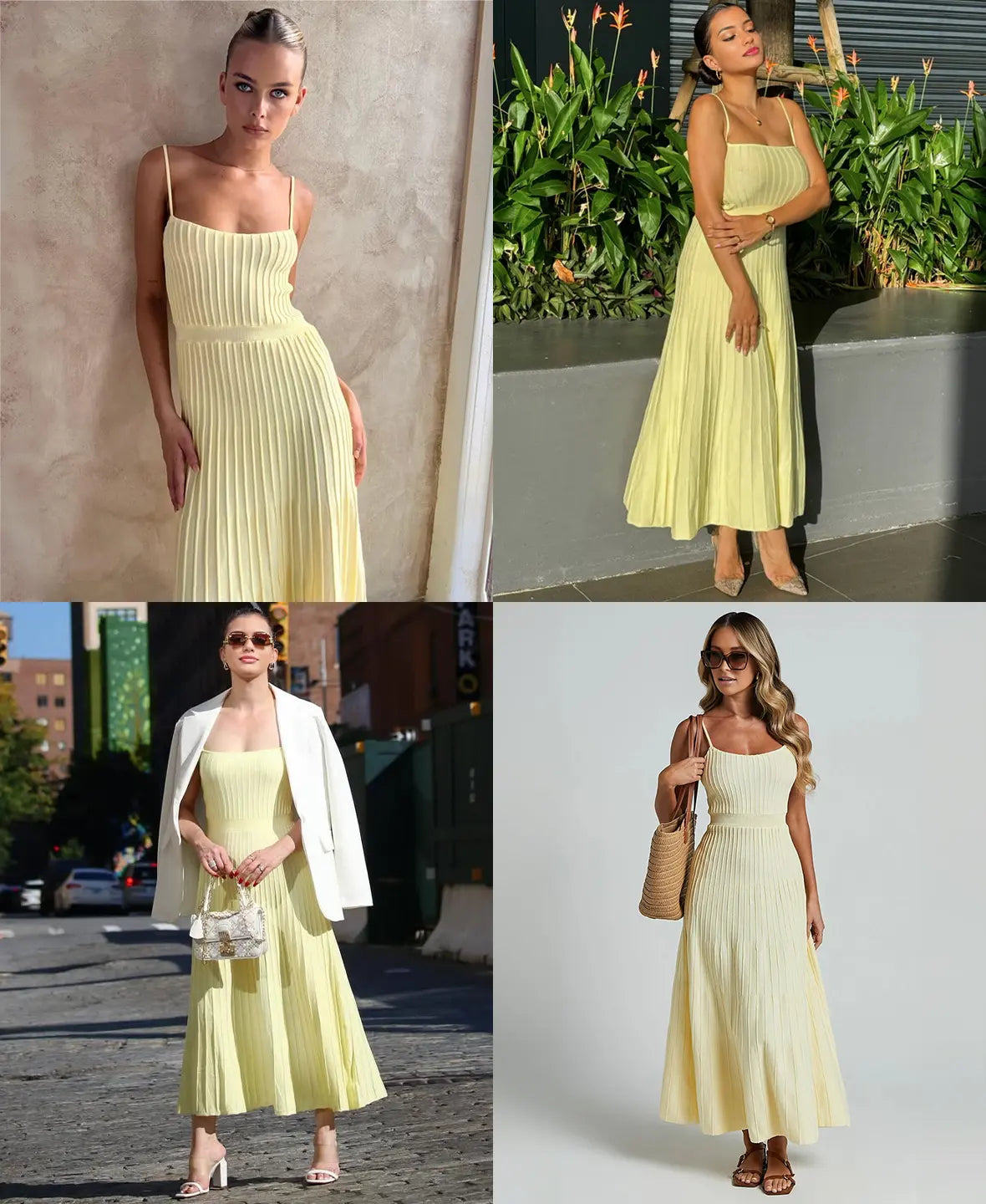Sunset Knit Midi Dress