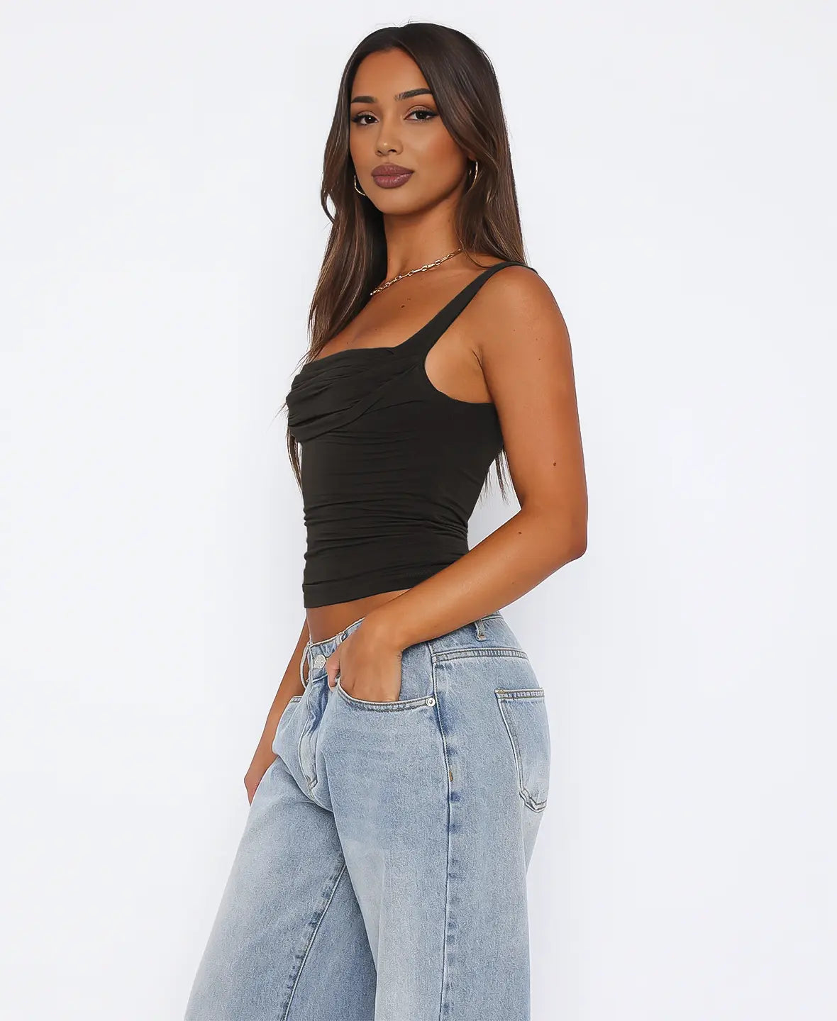 Nova Chic Draped Tank
