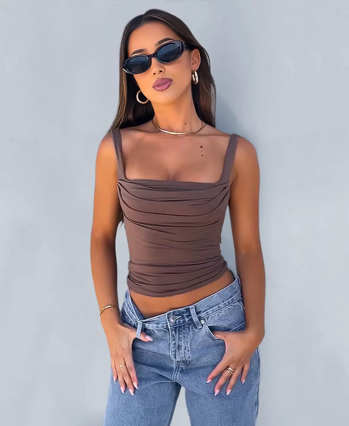 Nova Chic Draped Tank
