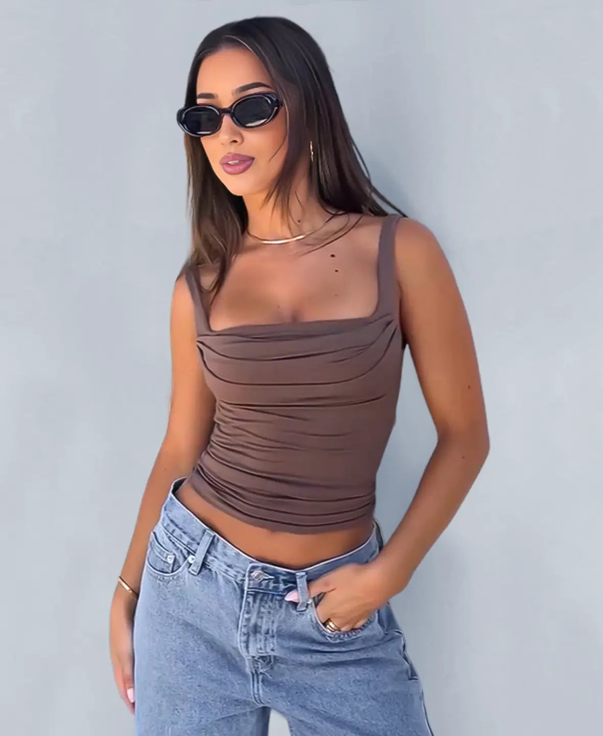 Nova Chic Draped Tank