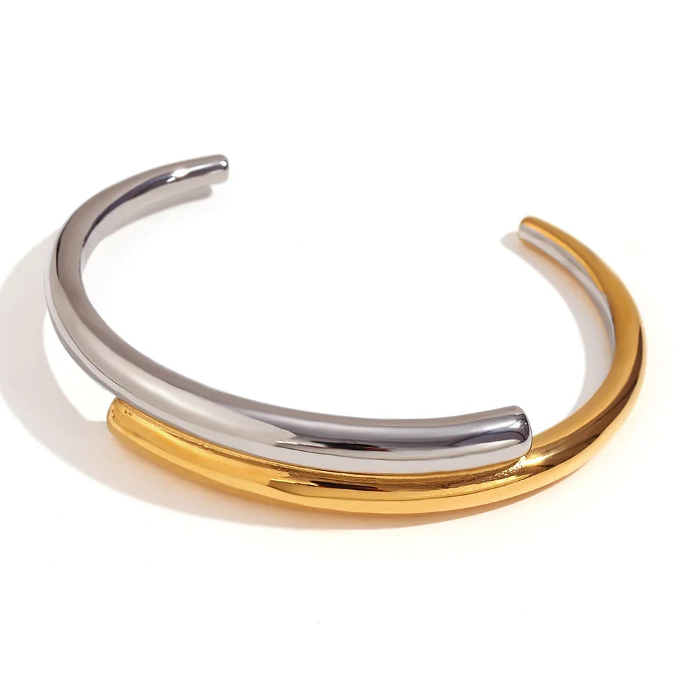 Minimalist Double Laminate Stainless Steel Jewelry