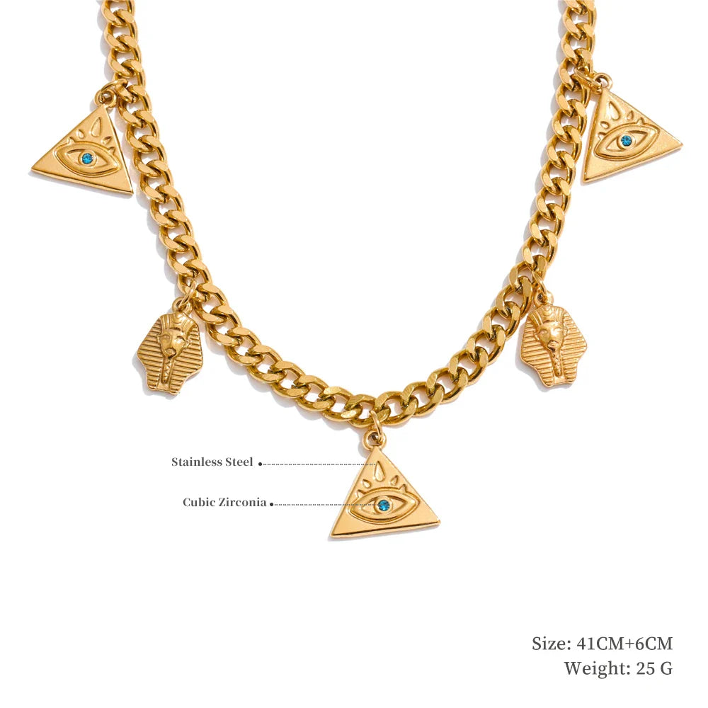18K Gold Plated Charm Pendants