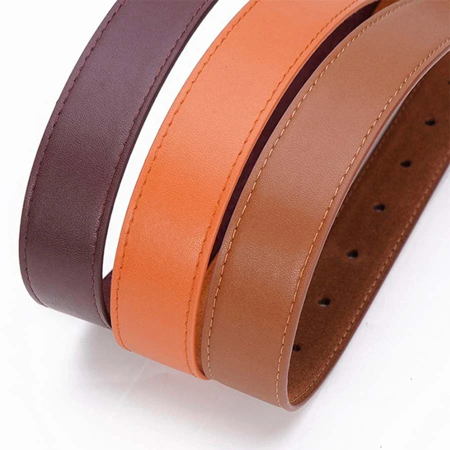Sleek Suede Leather Belt