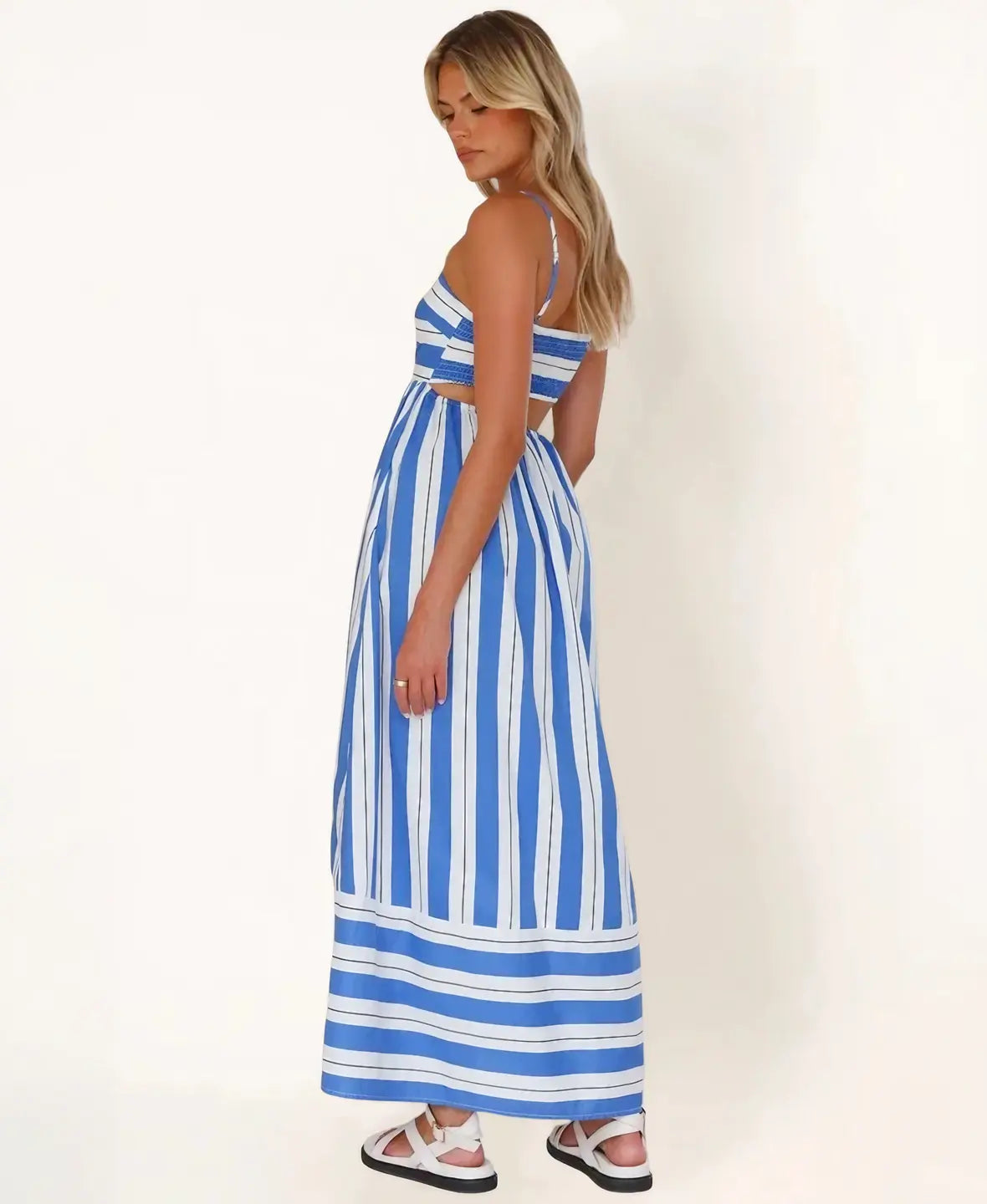 Striped Resort Maxi Dress