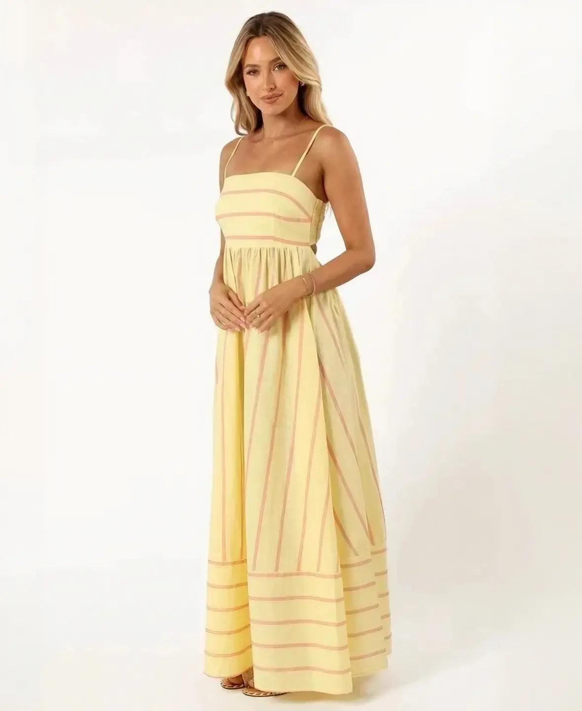 Striped Resort Maxi Dress