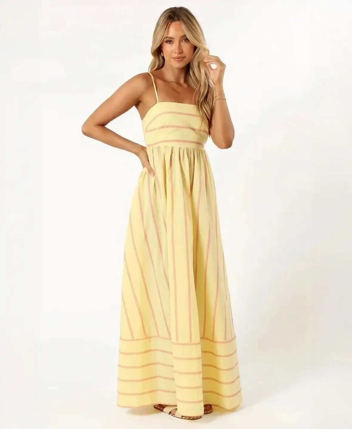 Striped Resort Maxi Dress