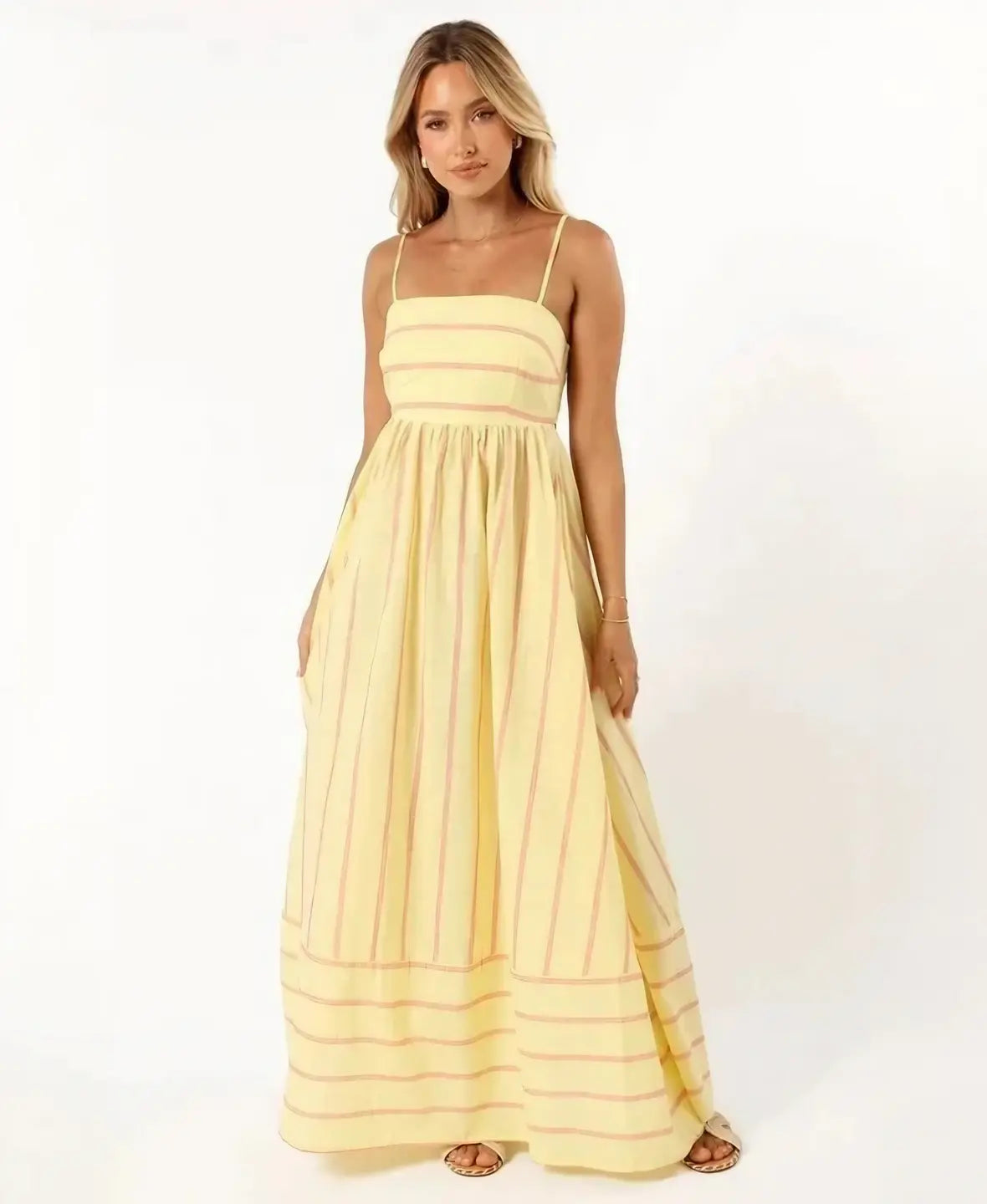 Striped Resort Maxi Dress