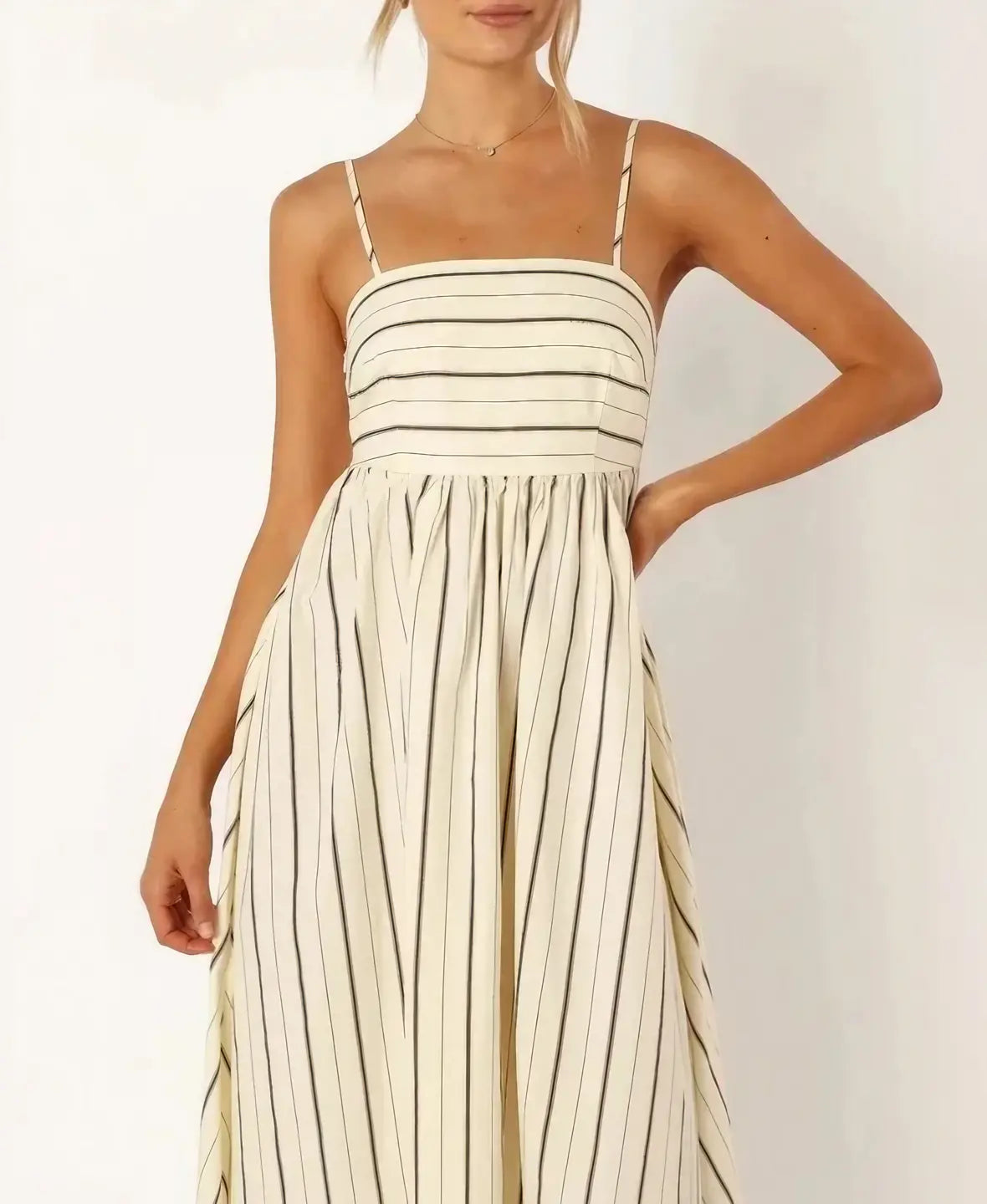 Striped Resort Maxi Dress