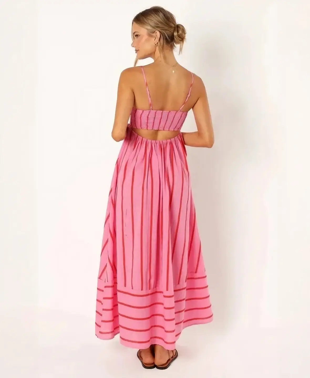 Striped Resort Maxi Dress