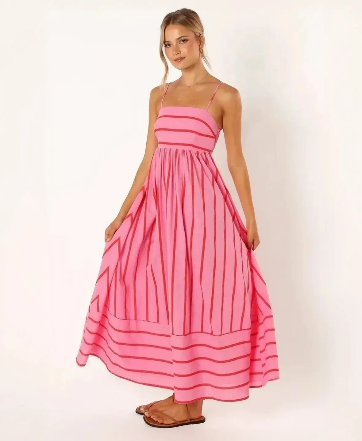 Striped Resort Maxi Dress