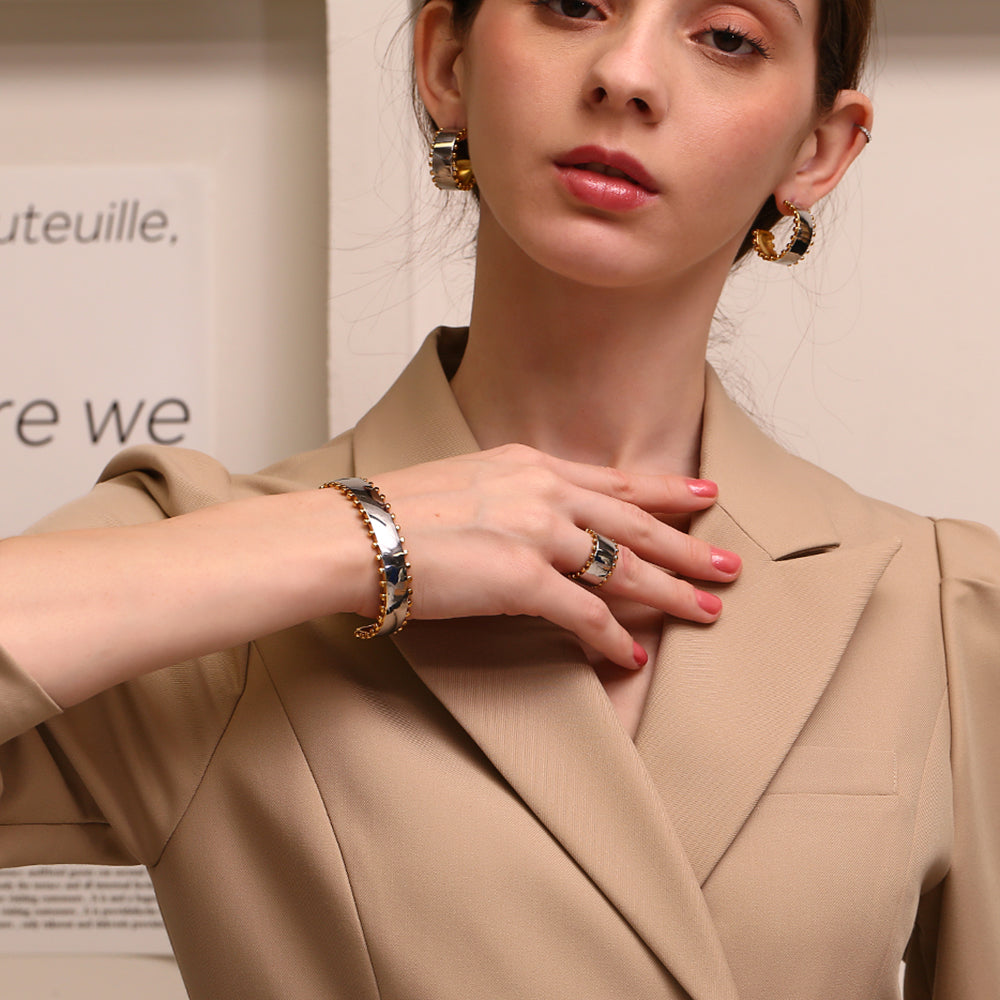 Edge Duo Stainless Steel Jewellery